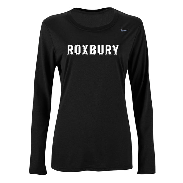 Roxbury Nike Legend LS Womens Tee Black