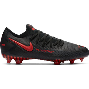 Nike Phantom GT Pro FG JUNIOR - Black/ChiliRed/SmokeGrey