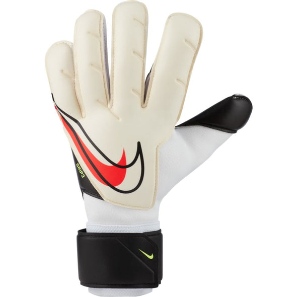 Nike Goalkeeper Grip III Goalkeeper Gloves - White/Black/Crimson