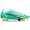 Nike Mercurial Vapor 14 Elite Firm Ground Cleats - Dynamic Turquoise/Lime Glow/Off Noir