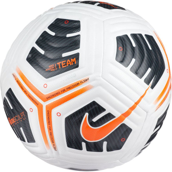 Nike Academy Pro Soccer Ball - White / Black / Total Orange