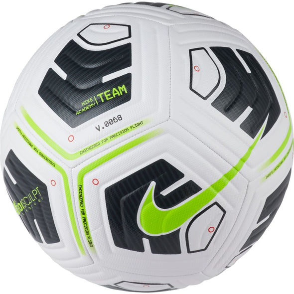 Inter Ohana U7-U8 Nike Academy Team Soccer Ball - White/Black/Volt