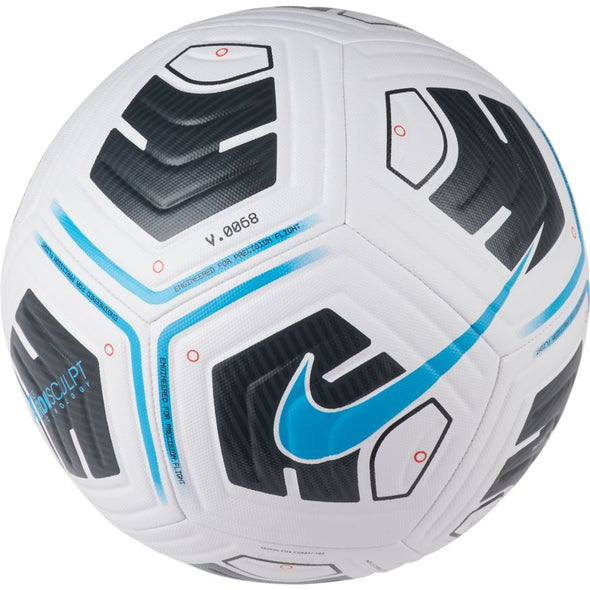 Nike Academy Team Soccer Ball - White/Black/Blue Fury