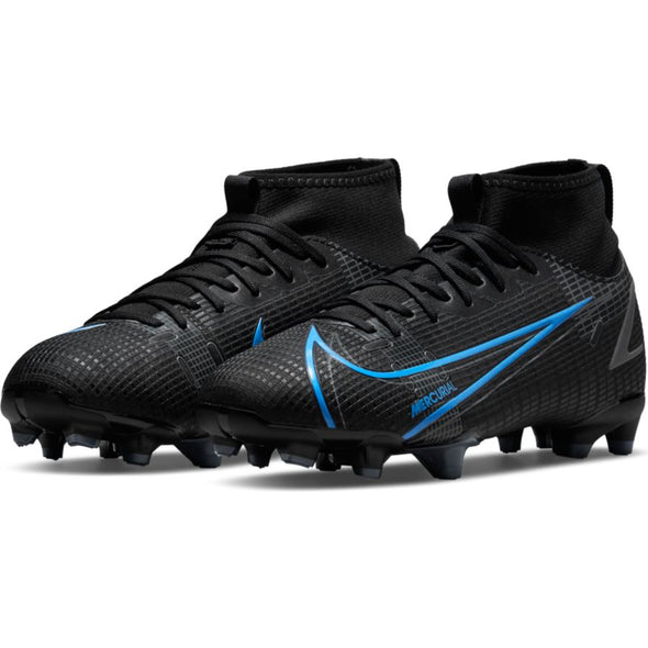 Nike JUNIOR Mercurial Superfly 8 Academy MG - Black/Black-IronGrey