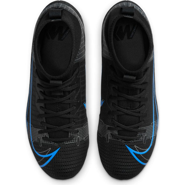 Nike JUNIOR Mercurial Superfly 8 Academy MG - Black/Black-IronGrey