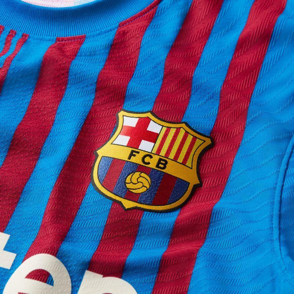 Nike Leo Messi 2021-22 FC Barcelona Home AUTHENTIC Jersey - MENS