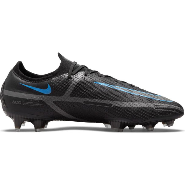 Nike Phantom GT2 Elite FG - Black/Black-Iron Grey