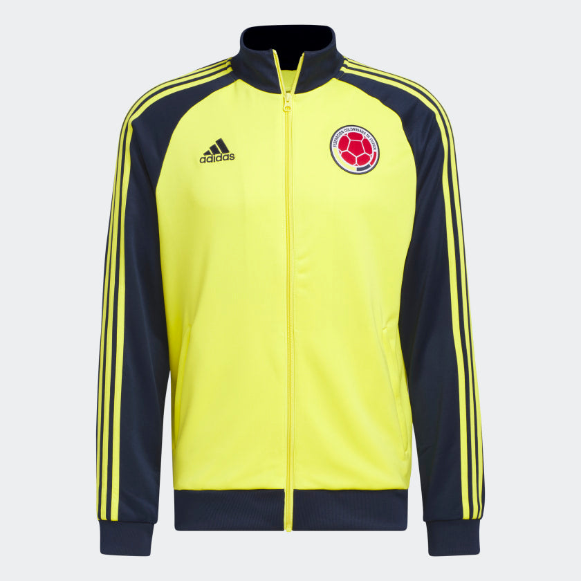 Men's adidas Colombia Three Stripe Track Jacket HD8918 – Soccer Zone USA