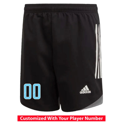 Weston FC Girls DPL adidas Condivo 20 Black Match Shorts