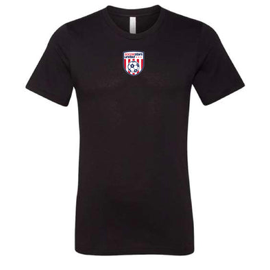 Soccer Stars United New York Crest Short Sleeve Triblend Black T-Shirt - Youth/Men's/Women's