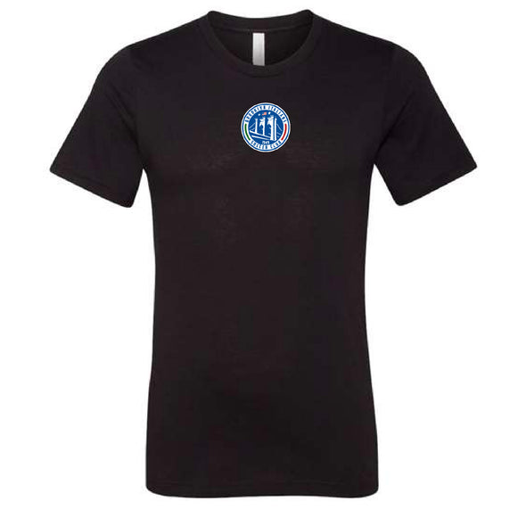 Brooklyn Italians Crest Short Sleeve Triblend Black T-Shirt - Youth/Men's/Women's