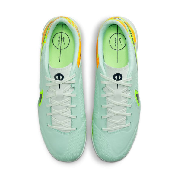 Nike Tiempo Legend 9 Academy TF Turf Soccer Shoe Mint Foam/Blackened Blue/Total Orange/Ghost Green