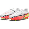 Nike Junior Phantom GT2 Academy FG/MG Soccer Cleat-  White/Volt/Bright Crimson