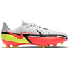 Nike Junior Phantom GT2 Academy FG/MG Soccer Cleat-  White/Volt/Bright Crimson