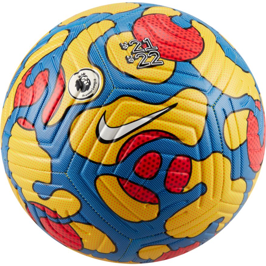 Amfibisch Doorbraak Vlak Nike 2021-22 Premier League Strike Soccer Ball -  Yellow//Blue/LaserCrimson/White DC2210-710 – Soccer Zone USA