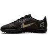 Nike Junior Mercurial Vapor 14 Academy TF Artificial Turf Soccer Shoe - Black/Metallic Gold/Metallic Silver