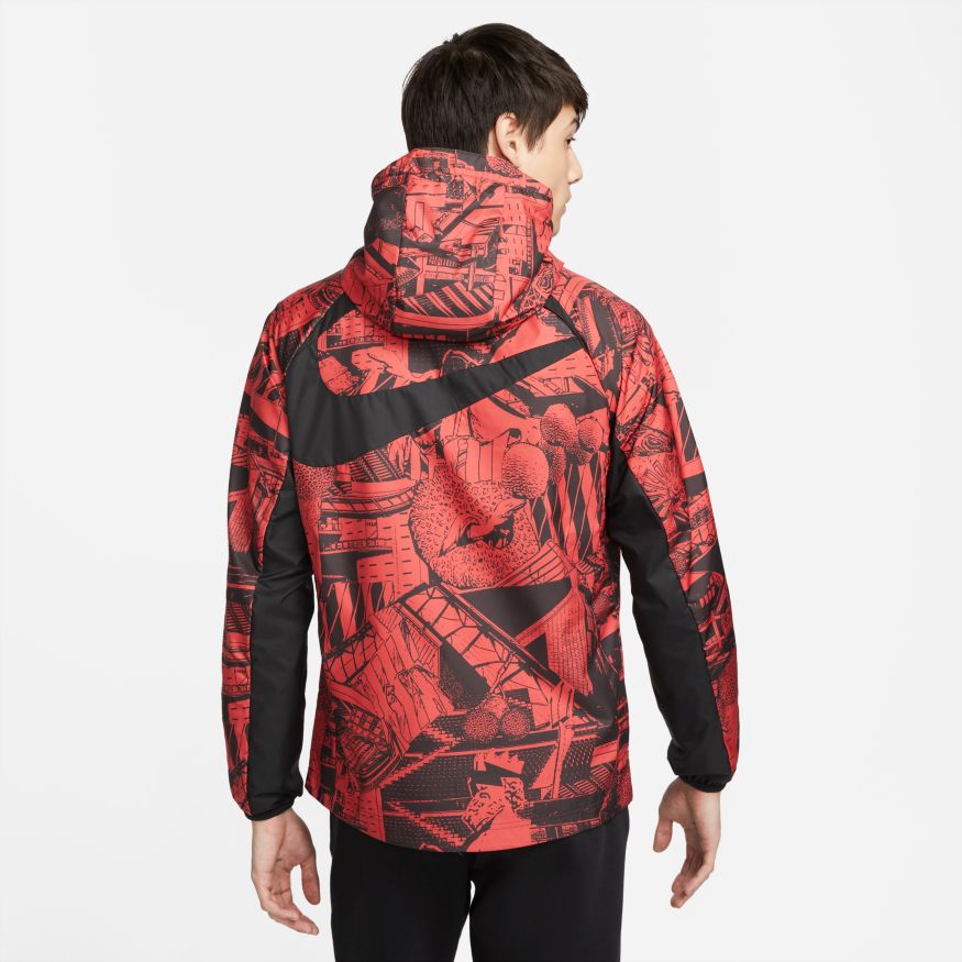 Camo Nike Tech Pack Red Nike Sportswear Tech Fleece Hoodie AOP