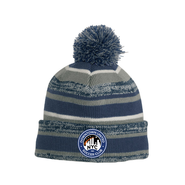 DUSC Girls New Era Sideline Bobble Beanie Navy