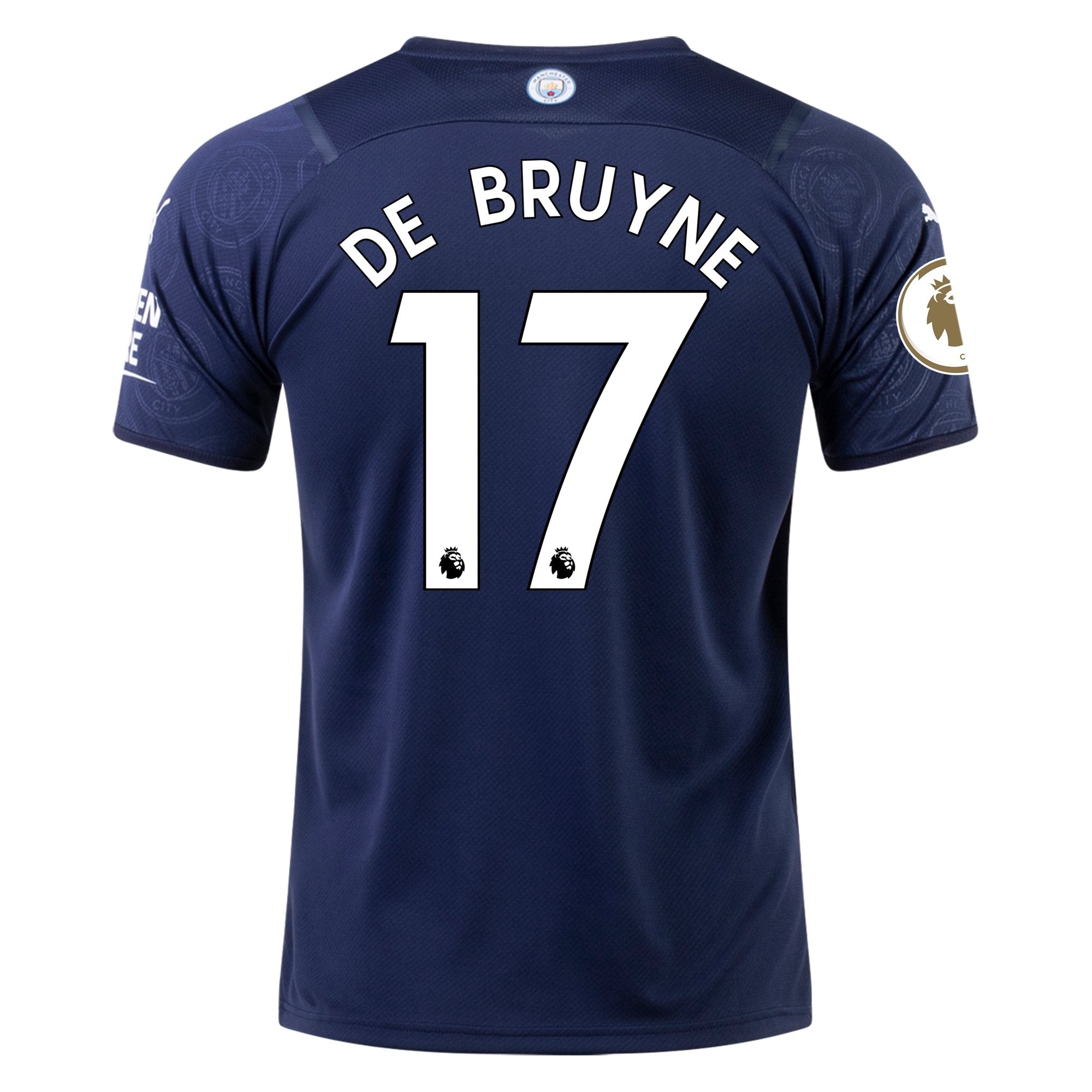Third Kit Jersey Manchester City Away 2021 PUMA De Bruyne 2021-22
