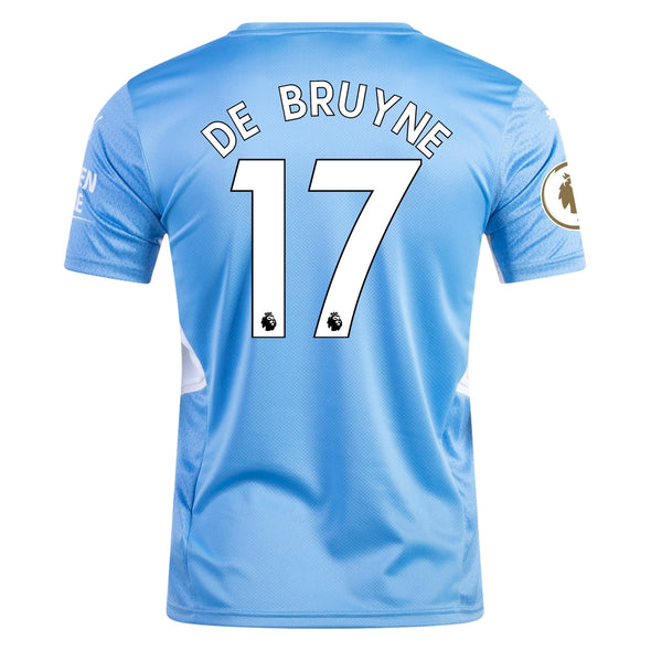Puma De Bruyne 2021-22 Manchester City REPLICA Home Jersey - MENS