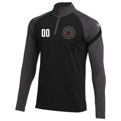 Quick Touch FC Seniors Nike Dry Academy Pro Drill Top - Black/Grey