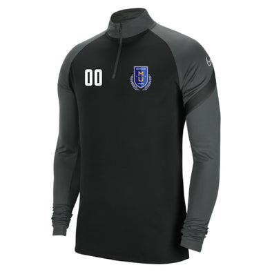 Montclair United Matchfit Nike Dry Academy Pro Drill Top Black/Grey