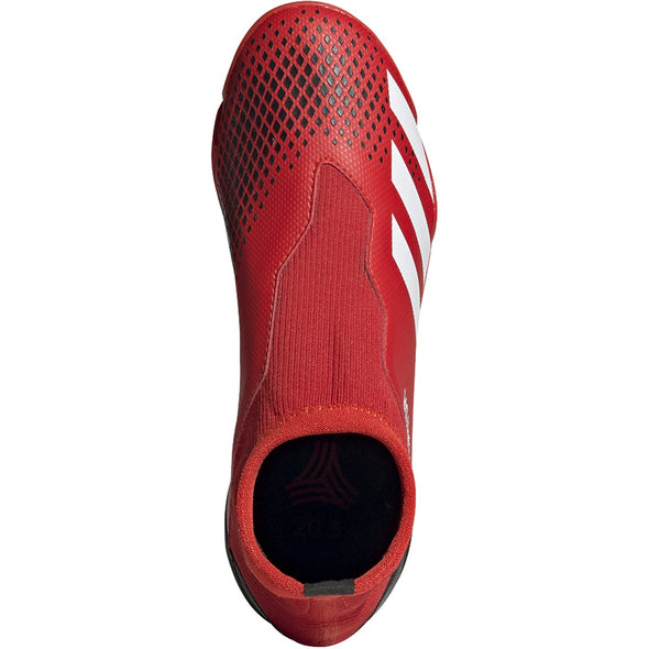 PREDATOR 20.3 Laceless Youth Turf Shoes - Red/White/Black