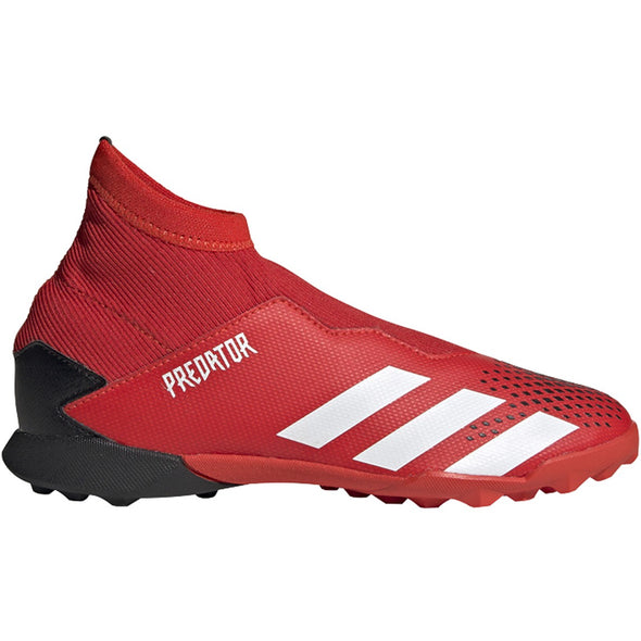 PREDATOR 20.3 Laceless Youth Turf Shoes - Red/White/Black