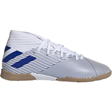 adidas Nemeziz 19.3 Junior Indoor Soccer Shoe -  Blue/White