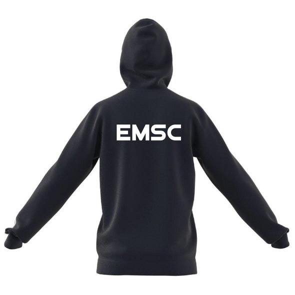 EMSC Long Island Premier adidas Three Stripe Fleece Hoodie - Black