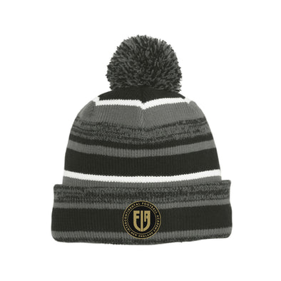 IFA U12, U15, U17 Program New Era Sideline Bobble Beanie Black