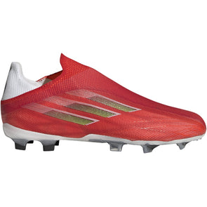 adidas X Speedflow+ JUNIOR Firm Ground Soccer Shoe - Red / Core Black / Solar Red