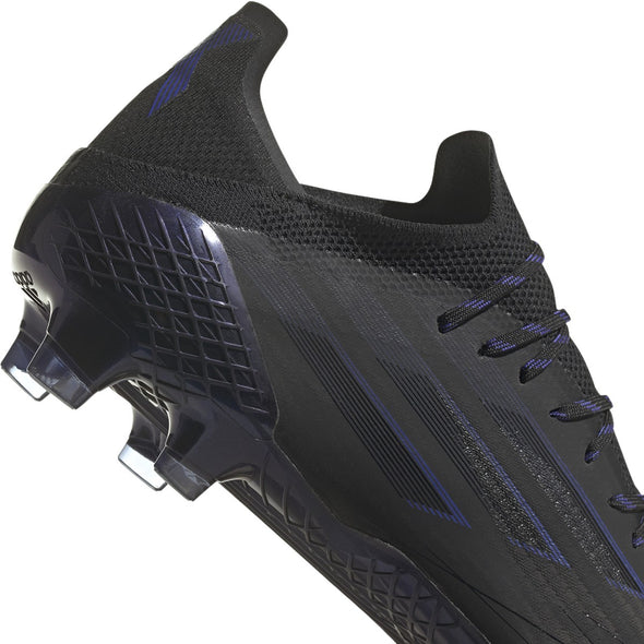 adidas X Speedflow .1 Firm Ground Cleats - Core Black/Sonic Ink/Solar Yellow