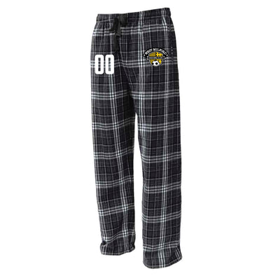 West Milford Flannel Plaid Pajama Pant Black/White