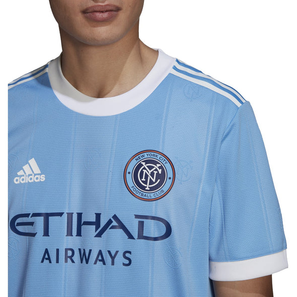 adidas 2021-22 New York City FC Home Jersey - YOUTH