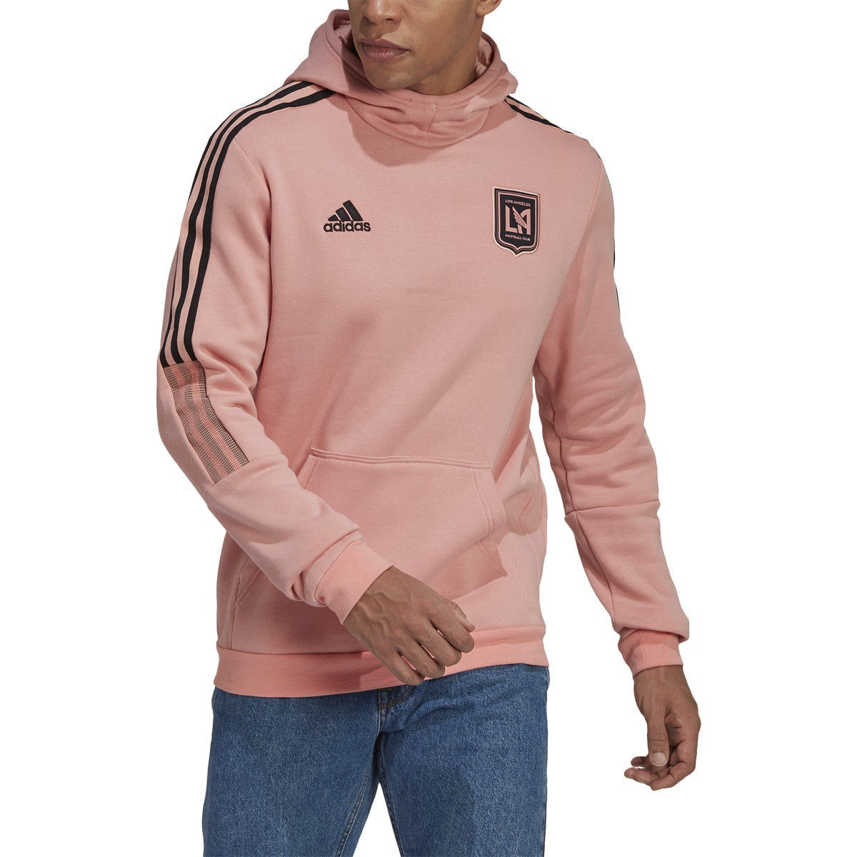 adidas 2021-22 Los Angeles FC Hooded Sweatshirt- MENS GK9755 – Soccer Zone  USA