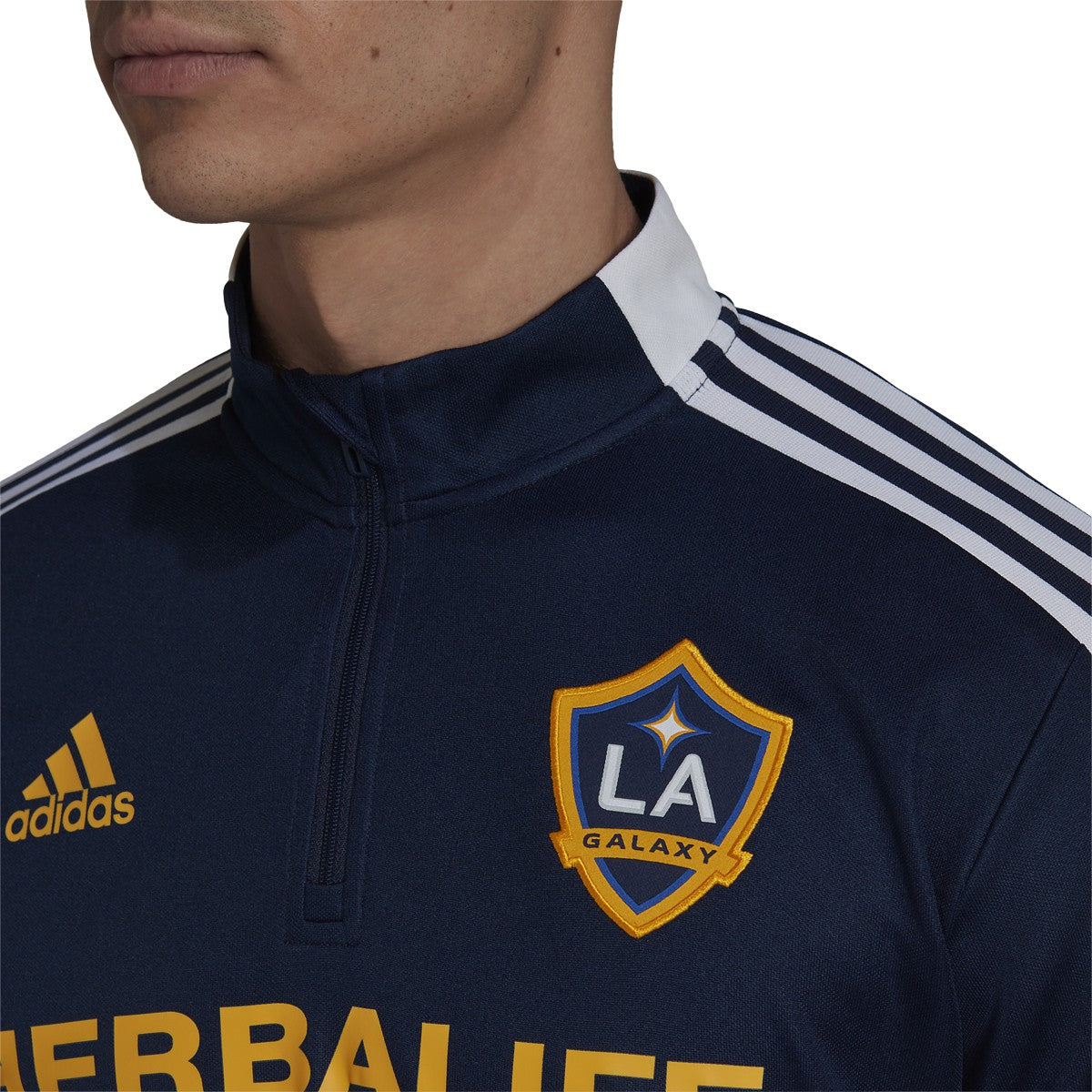LA Galaxy adidas 2023 On-Field Sleeveless Training Jersey - Gray