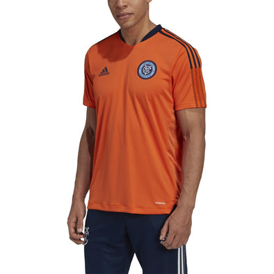 Adidas New York City FC Training 20/21 T-Shirt Orange