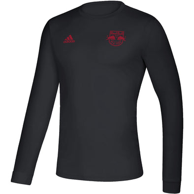 Men's New York Red Bulls adidas Red Club Long Sleeve T-Shirt