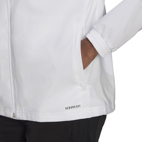 adidas Tiro 21 Women's Windbreaker Jacket White/Black GP4970