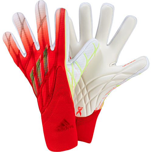 adidas X Pro Goalkeeper Gloves - SolarRed/White/Red/Black – Soccer