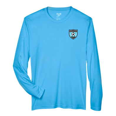 Weston FC Girls Future Premier Long Sleeve Travel Top - Light Blue