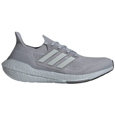 adidas Men's Ultraboost 21 Sneakers - Halo Silver / Grey Two / Solar Yellow