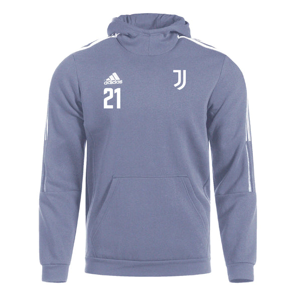 JAB Central - Adidas Grey Tiro 21 Hooded Sweatshirt