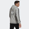 JAB Fan - Adidas Three Stripe Fleece Hoodie - Grey