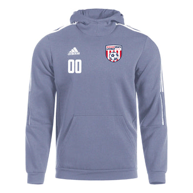 Soccer Stars United Miami adidas Tiro 21 Hoodie Grey