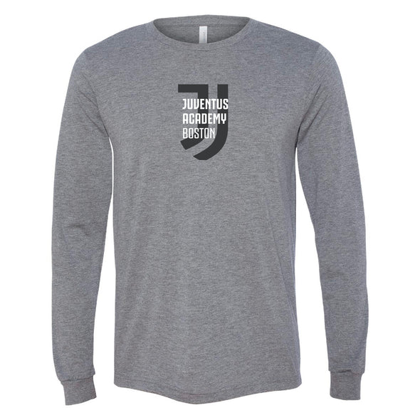 Juventus Boston Academy Supporters Long Sleeve Triblend T-Shirt in Grey - Youth/Adult