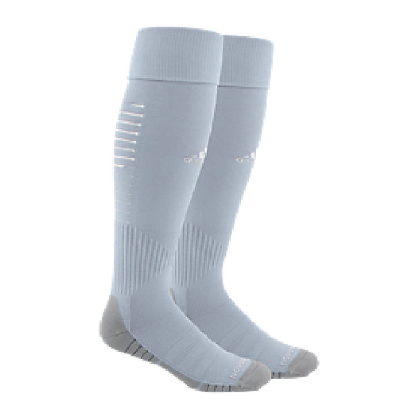 Weston FC Girls Academy adidas Team Speed II Soccer Socks - Grey/White