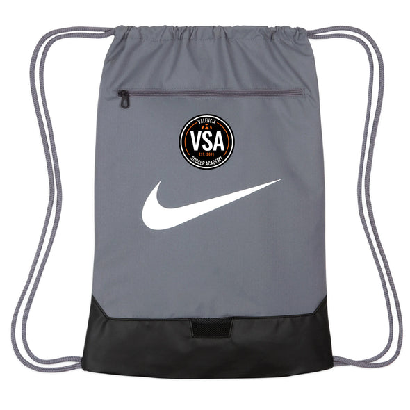 Valencia Nike Brasilia String Bag Grey