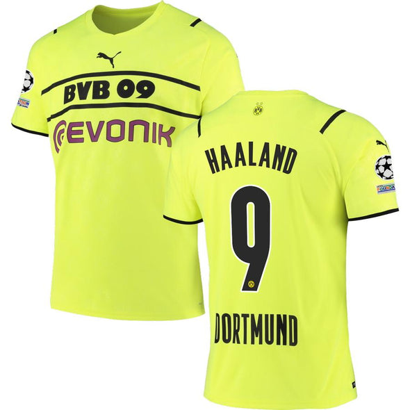 PUMA Haaland 2021-22 Borussia Dortmund REPLICA Third Jersey - MENS